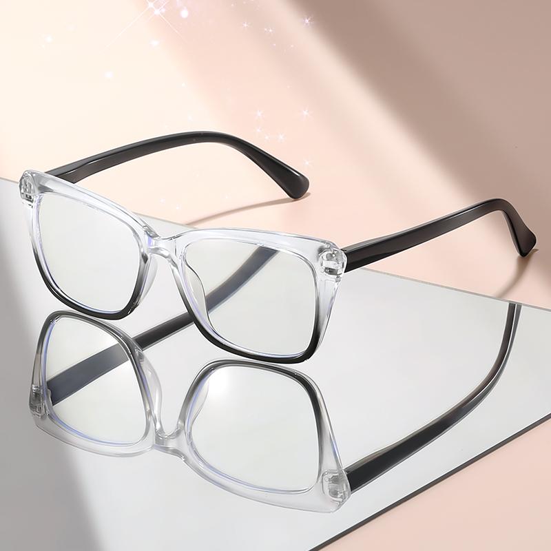 

Очки для чтения «кошачий глаз» в маленькой оправе, модные, ультралегкие, трендовые и молодежные очки для чтения 4 черный белый