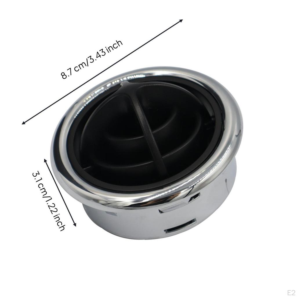 Swiveling Climate Control Vent With | Adjustable, Round Air Conditioning Outlet, for RV