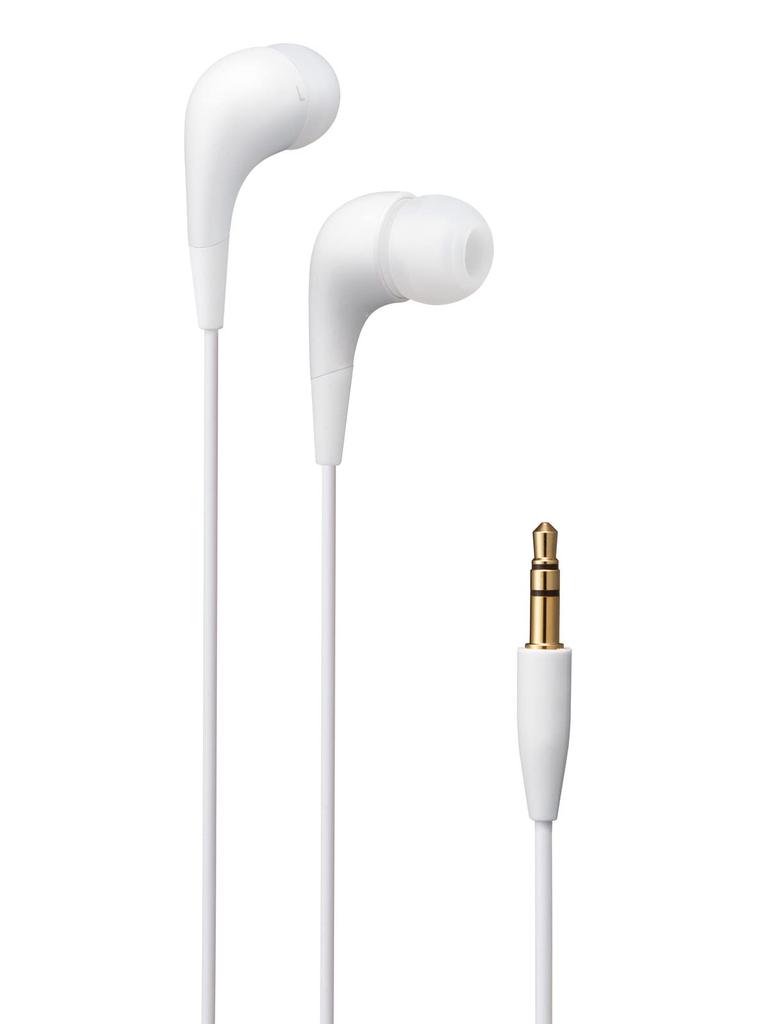 JVC Kenwood Wired White HA-FX6-W In-Ear Earphones, Lightweight, Compact,