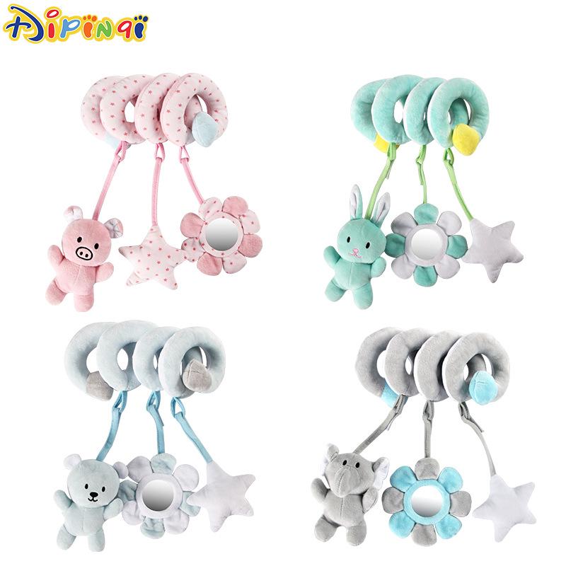 Plush Elephant Baby Crib & Stroller Bed Hanging Wrap