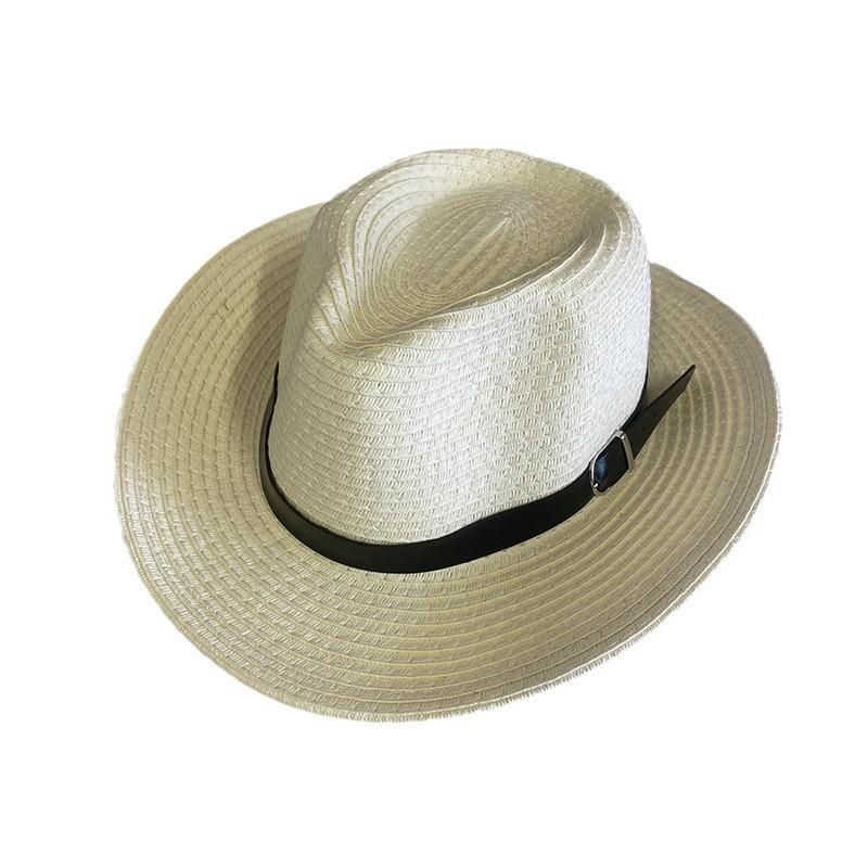 Oversized Brim Parent-Child Straw Hat Beach Hat Summer Big Edge Sunshade Cowboy Hat Outdoor Sunscreen Hat