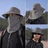 Summer Fisherman Hat With Neck Cover Anti Uv Sun Protection Visor Cap Summer Wide Brim Shawl Sun Hat For Men Women Bucket Hat