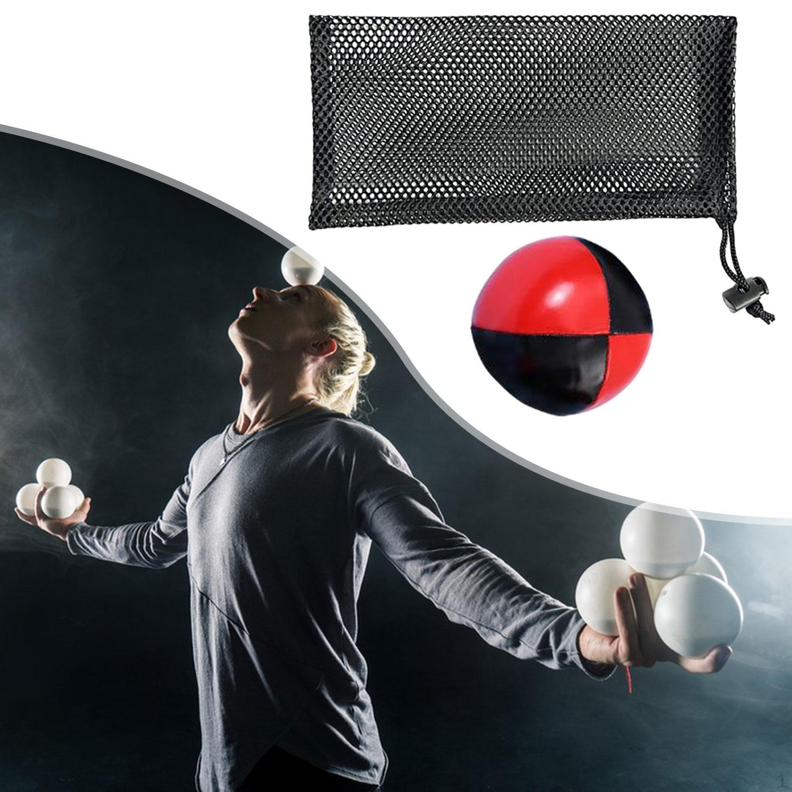 

Игрушка для жонглирования мячом для начинающих, акробатика, бросок вручную с сетчатой ​​сумкой для хранения для сцены 5cm