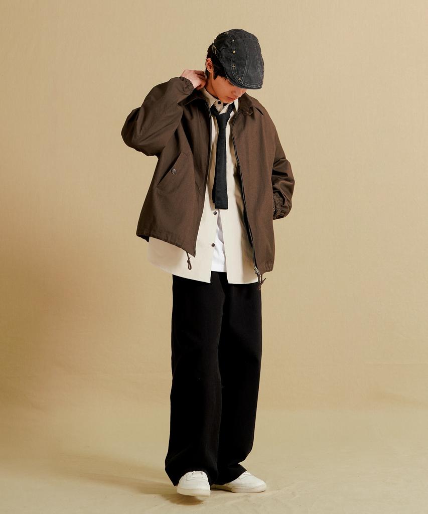 Wv Project Duff Oxford Cotton Jacket Brown Jiot7773
