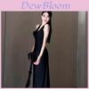 Fashion Floral Backless Dress With Knit Fabric For Summer Elegant Womens Wear