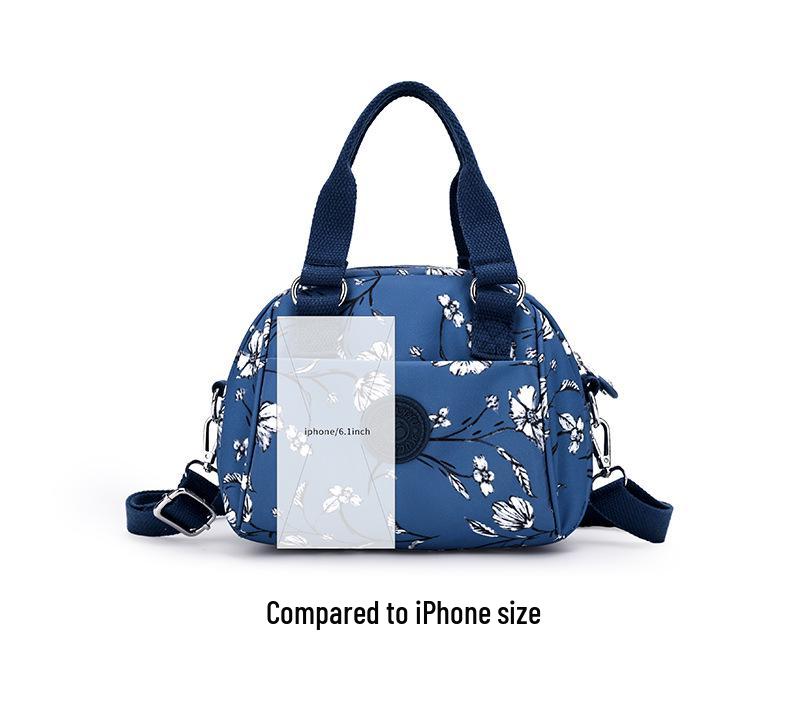 Autumn Print Nylon Women's Lightweight Korean Style Crossbody Handbag