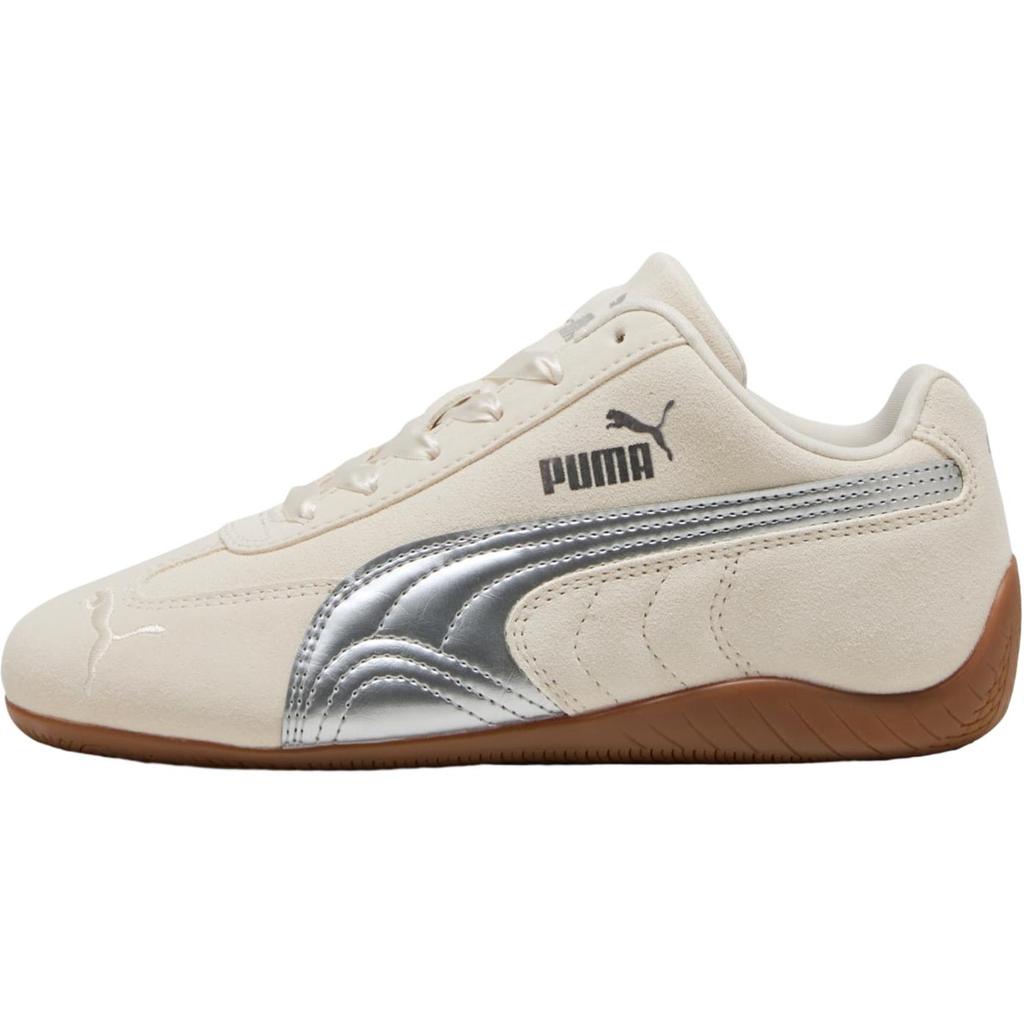 Puma Speedcat Big Kid Metallic Pack - Alpine Snow Silver Kids Sneakers Cream 404113-01