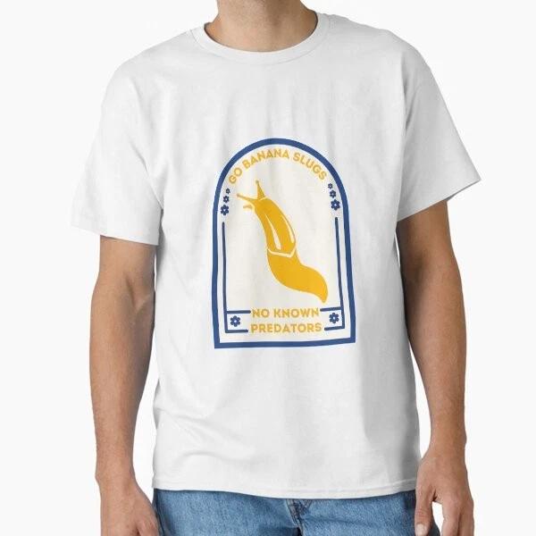 Banana Slug Santa Cruz College Classic Tshirt Made In Usaaus Tshirt S2xl S