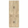 2 Piece Cabinet Set Sonoma Oak Wood Based Material