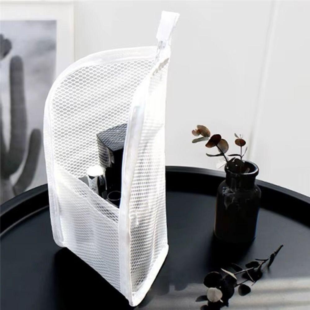 Große Kapazität PVC Kosmetiktasche Vertikales Design Reise Make-up-Organizer Reiseaufbewahrung