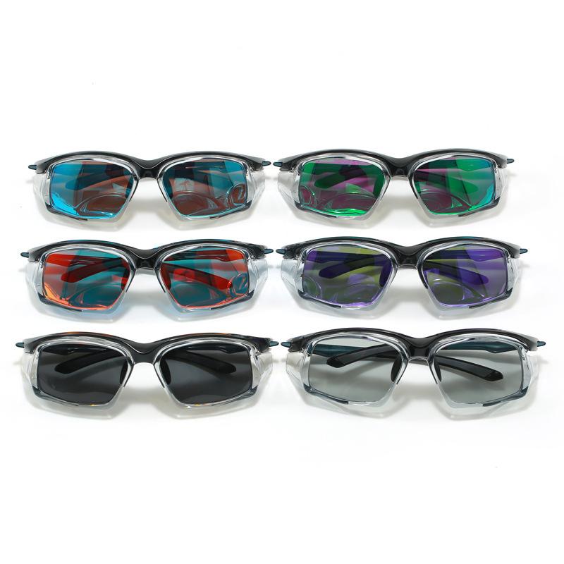 Men's Cycling Riding Sports Polarized Sunglasses Windproof Rainproof Dustproof Eye Protective Safety Goggle With Myopia Lenses