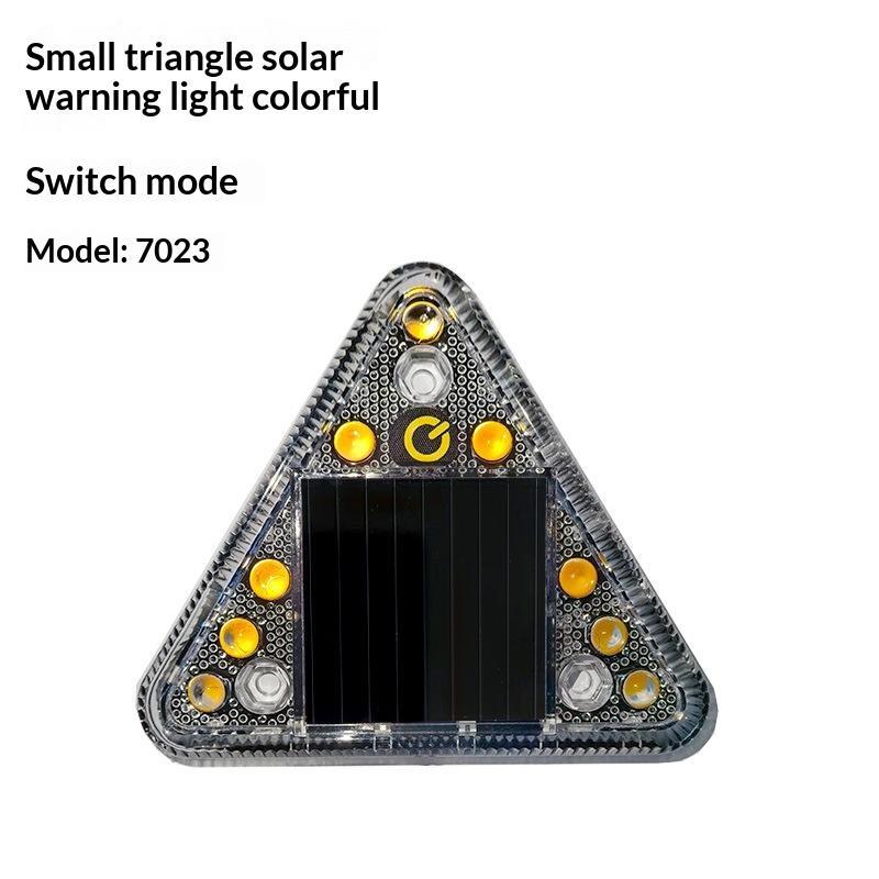 Oval Solar Powered Warning Strobe Light Multi Flashing Modes Colors For Motorcycle Bicycle Outdoor Use