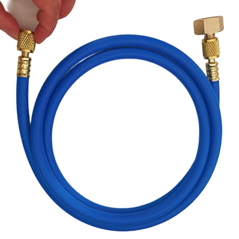 Universal HVAC Service Hose With 3 Color Option HVAC Charging Hose Tube Kit Hose Low Loss Fittings 1M Long