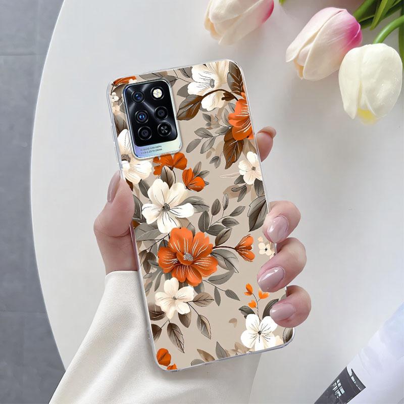 

Для Infinix Note 10 Pro Note 7 Чехол Роскошная Защитная Крышка Для Infinix Note 10 Pro NFC Мраморный Прозрачный Мягкий Силиконовый Чехол Для Телефона Infinix Note 7