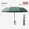 Design con fibbia ad anello 10 stecche Ombrello completamente automatico per uomo Pieghevole Extra Large Robusto Robusto Ombrellone da DONNA Ombrello doppio