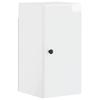 Bathroom Wall Cabinet BREDA High Gloss White 30 X 31 X 59 Cm