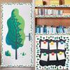 Christmas Tree Classroom Board Decorations 59 Feet Christmas Bulletin Board Border Home Decorations For Stairs Offices Window