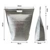 5Pcs Aluminum Foil Insulated Thermal Bags for School Lunch Takeout Camping Grocery Shopping Picnic