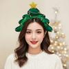 Vibrant Colors Reindeer Hairband Plush Texture Holiday Headwear  Winter Celebration