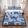 Lilo Stitch Collage Print 3Pcs Bedding Setduvet Cover With 2 Bedropillowcase Home Birthday Gift