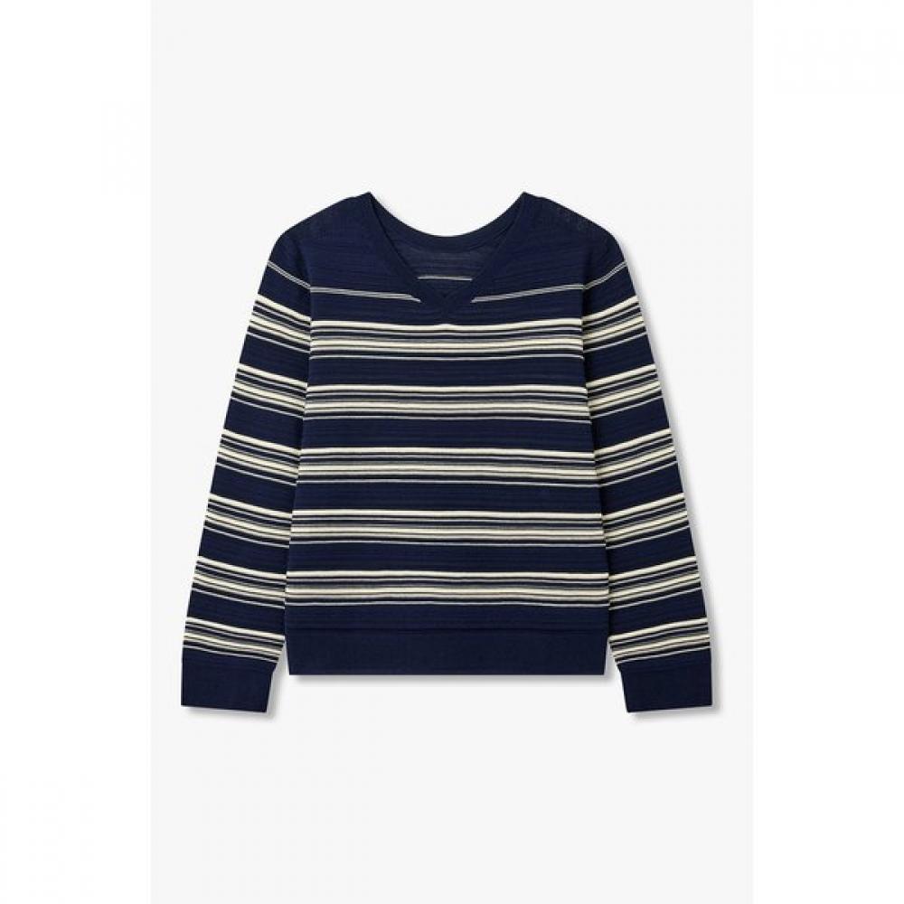 VoV V Neck Stripe Knit pulloVer 7156350002