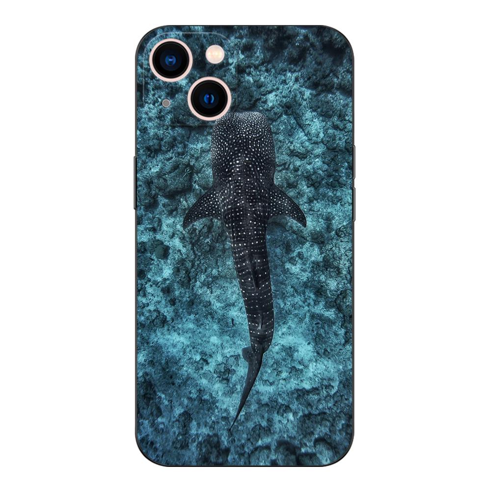 Black Tpu Case For Huawei Y9S Y6S Y8S Y5P Y7P Y8P Y7 Y5 Lite Prime 2018 Y6 2019 Cover Whale Shark