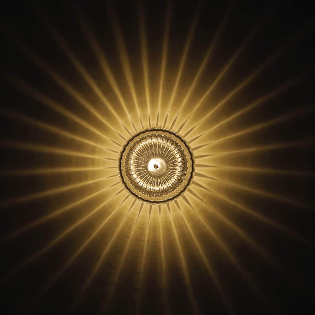 Tabletop chandelier that sparkles with sound Arom LED candle light line (vertical (clear))