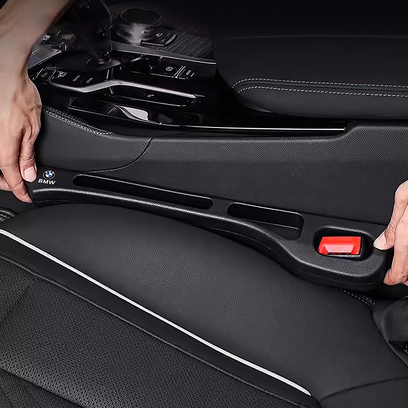 2pcs Car Seat Gap Filler Strip Auto Phone Holder Accessories For BMW X1 X2 X3 X5 X4 X6 X7 G30 G20 G32 G11 E46 E90 E60 F30 F10 WR5