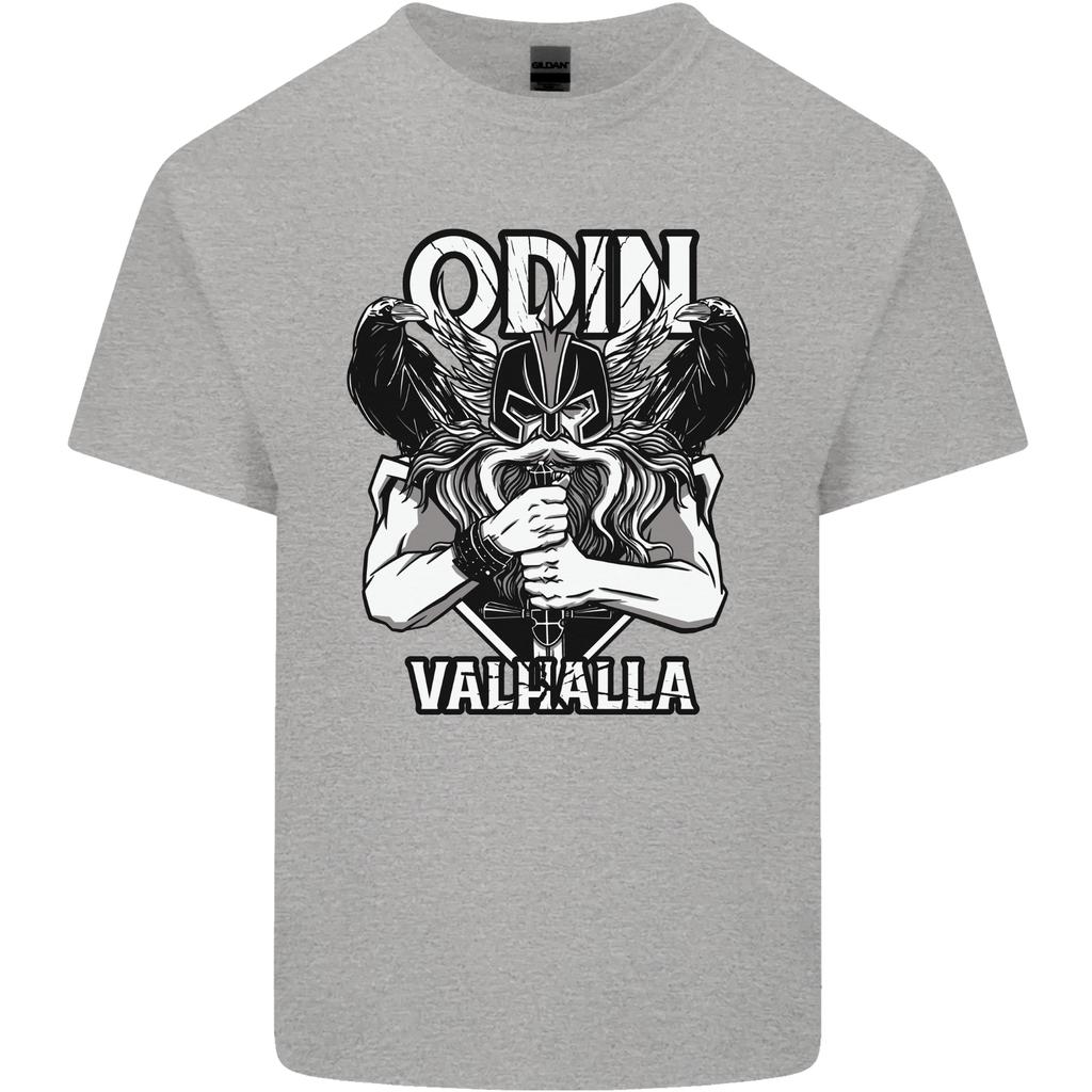 Odin Valhalla Viking Warrior Unisexs Light Cotton TShirt