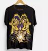 Anime Saint Seiya Tshirt Knights Of The Zodiac Hyoga Ikki Black Tee