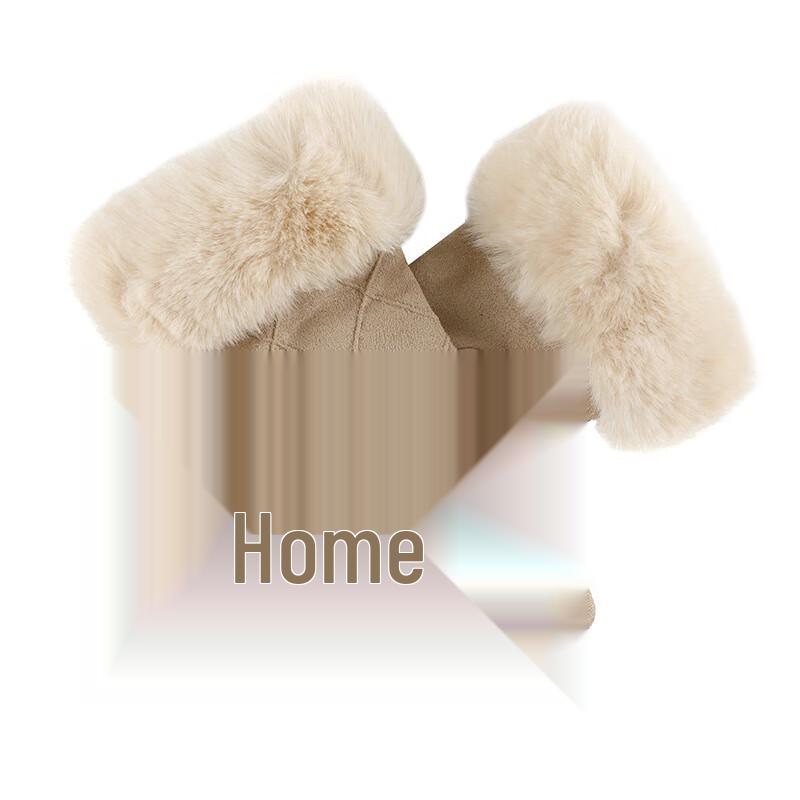 Xi Hong Women's Touchscreen Outdoor Suede Gloves