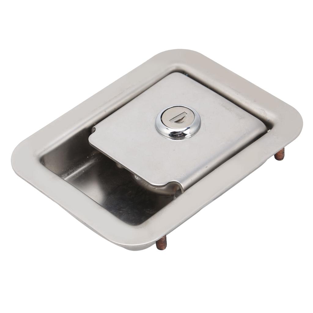 Generator-Set-Panel-Schloss aus Edelstahl mit 2 Schlüsseln, quadratisch, für Werkzeugkasten, Elektroschrank