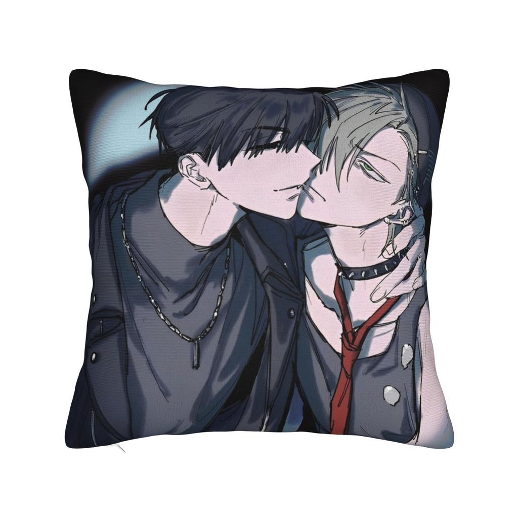 Alien Stage Anime Square Pillow Cases Cushion Cover Funny Zipper Decorative Pillowcase for Home 40x40cm
