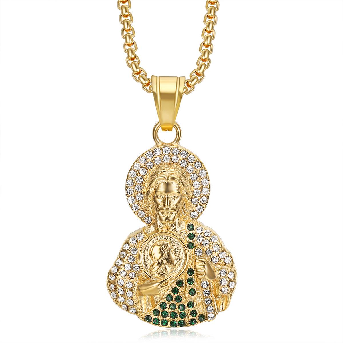 Jewelry Fashion Trend Inlaid Zircon Men s Exquisite Jewelry Necklace Pendant Necklace 2026 60CM