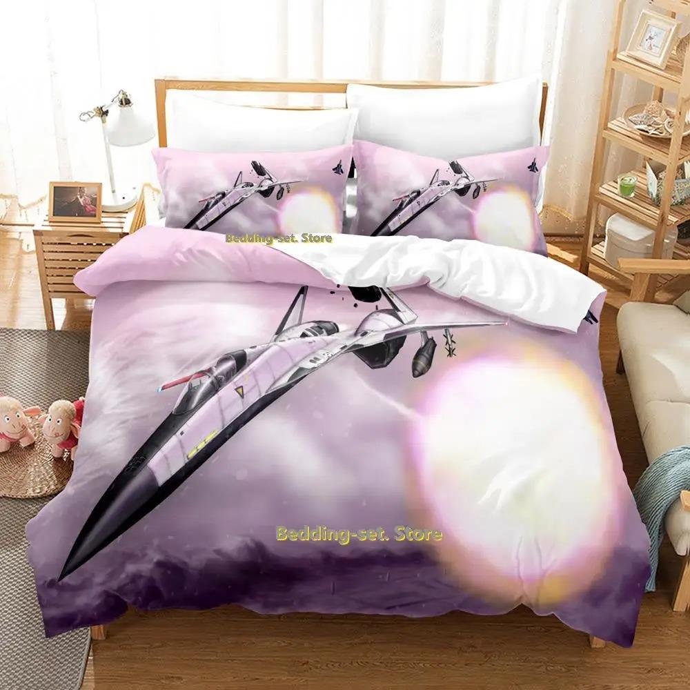 Spiel Ace Combat Bettwäscheset Einzelbett Twin Full Queen King Size Bettset Erwachsener Kind Schlafzimmer Bettbezugsets camas dormitorio