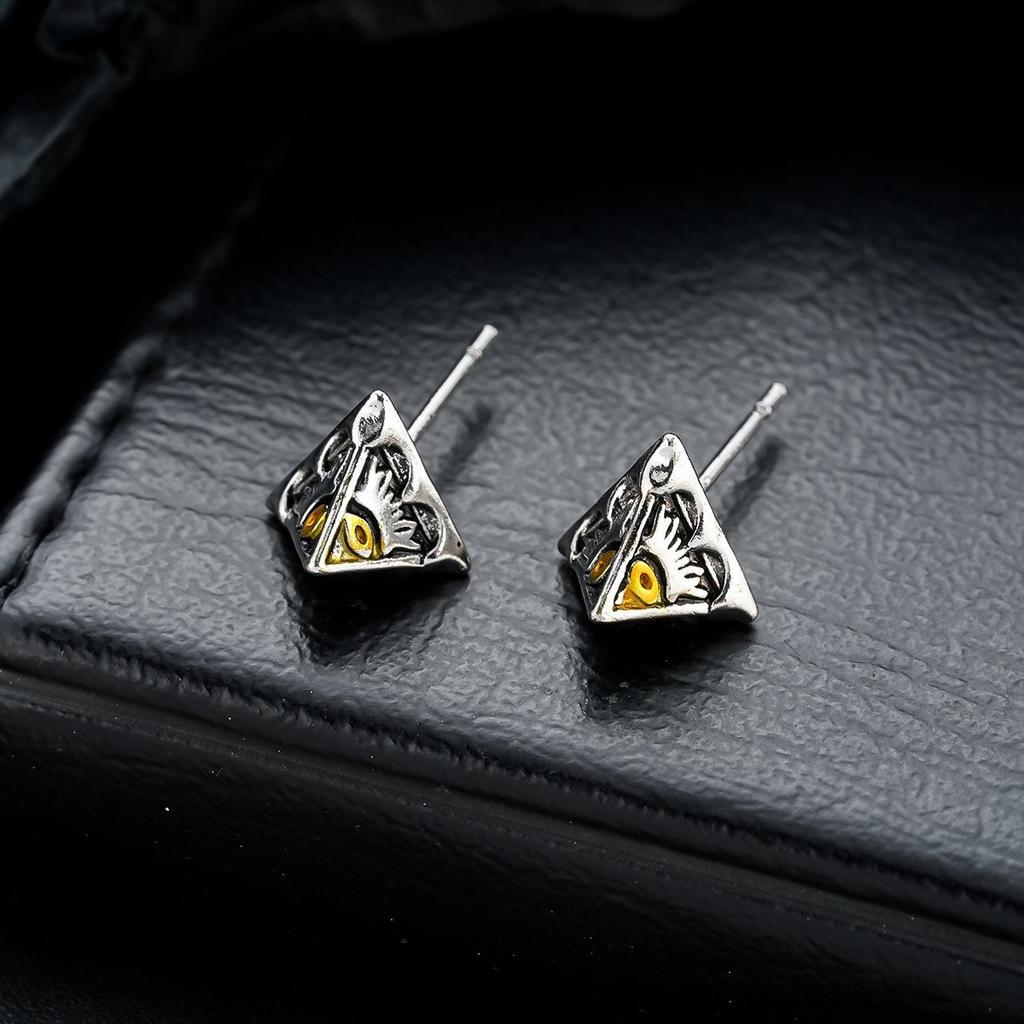 Stud Earrings Men's Trendy Ear Buckles Personalized Versatile Earrings Women's High-end Jewelry Accessories Earrings