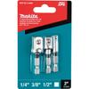 Makita ImpactXPS 3-Piece Square Socket Adapter Set E-01600