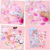 Chaojibao Squishy Butt Sticker Cute 3D Stickers for Smartphone Case Pop Diary Reward DIY Decor for Kids and Perfect for Water Smartphone and Albums
