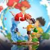 newGolden Fish Himeji Gk Miyazaki Animation Series Anime Handmade Gift Statue Decoration On The Cliff Of Boniu Sosuke Toys Gifts