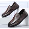Fashion Business Mens Brogues Shoes Soft Flat Casual Male Footwear Black Brown