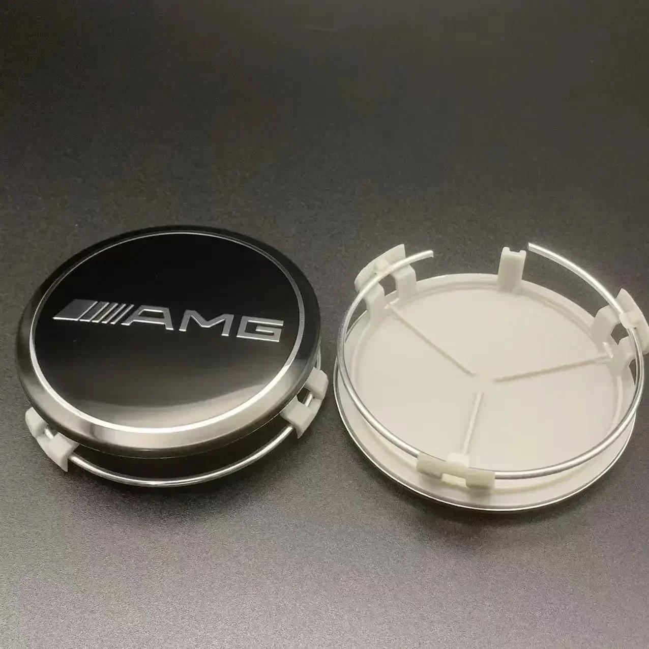 

C200 E200 New 2025 For Mercedes Benz 4pcs 75mm car wheel center cover protective cap modification accessories suitable for Merce