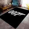 Iconic Gun Logo Design Carpet Doormat Printing Room Protective Pad Dormitory Decoration