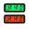 Digital Display Solar-Powered LCD Digital Car Clock Car Thermometer Humidity Gauge  Automotive