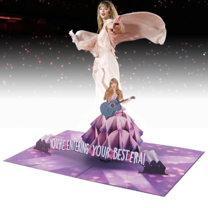 Swift Birthday Taylor Greeting Card Souvenir Collapsible Paper Material Gifts