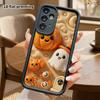 Phone Case: 2D Flat, Suitable for Samsung Galaxy A34 A35 M05 M06 S20 S22 S21 FE Plus 5G Protective Case, Pumpkin Ghost Set, Perfect Christmas and Hall
