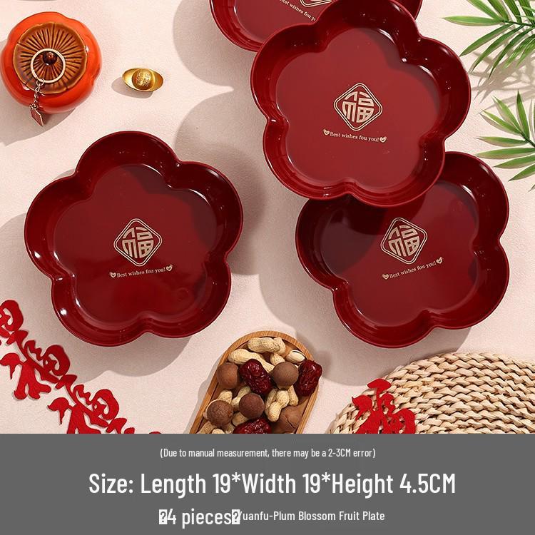 Housewarming Joy: New Home Fruit Plate Ornament for Moving-In Celebrations