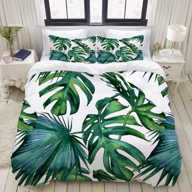 Bedding Three-Piece Digital Printing Home Textile Quilt Cover Bed Sheet