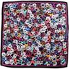 [BYSIFA] Brand Black Ladies Silk Scarf  New 90*90cm Matt Satin Square Scarves Fashion Accessories Spring Autumn Silk Scarf