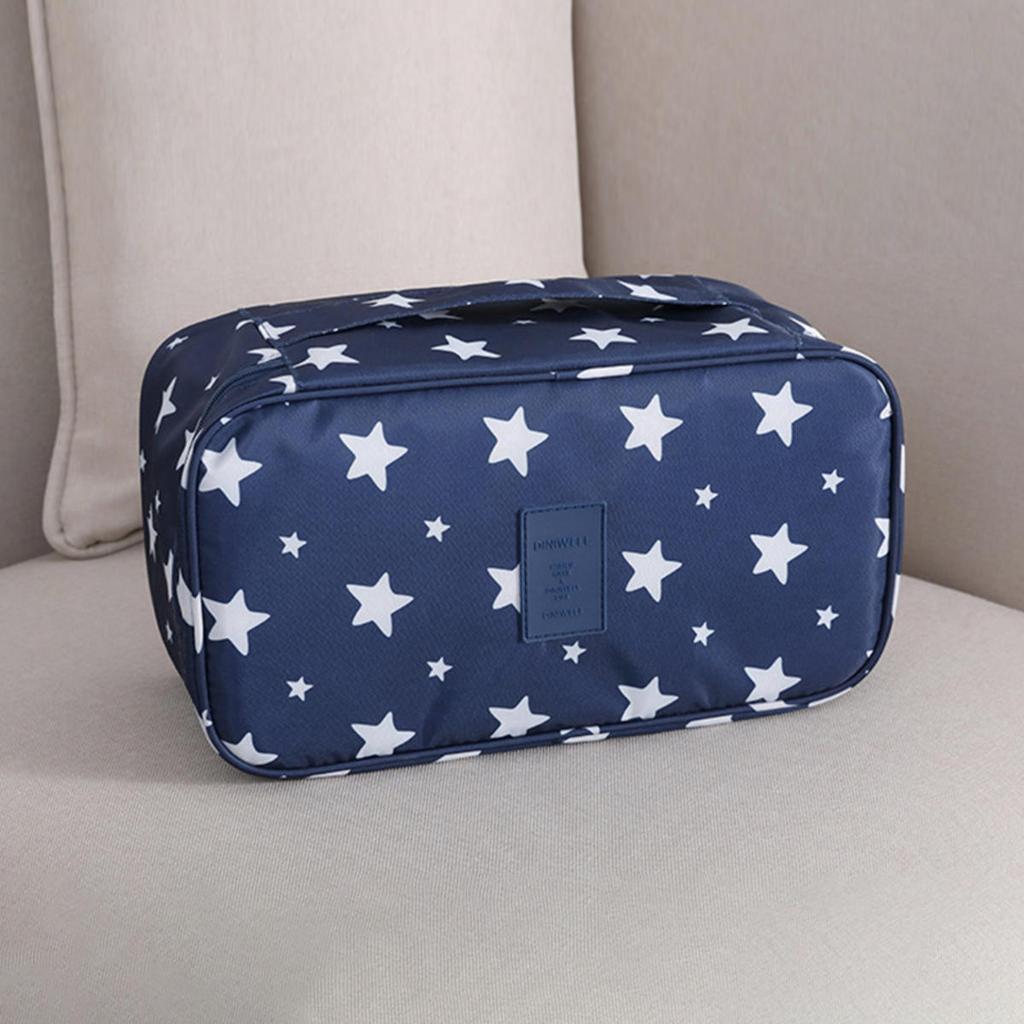 Tragbare Reise-Aufbewahrungstasche, multifunktionale BH-Unterwäsche-Organizer-Taschen, Kulturbeutel, Kosmetiktasche für Outdoor-Reisen