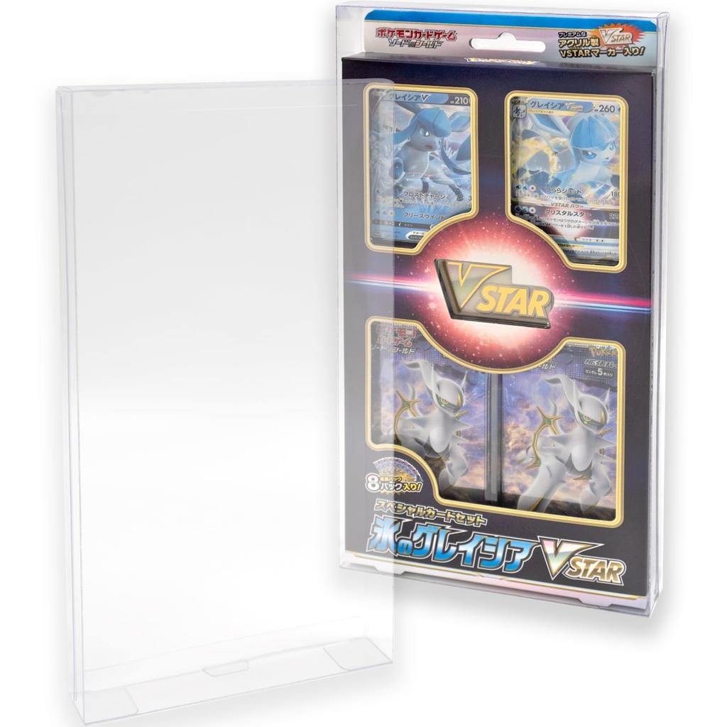 EYESRAIL Boxx Guardian Pokemon Card BOX Loader UV Protection Domestic Manufactured Collection Transparent Storage Case Card Ice Glaceon Grass Leafeon